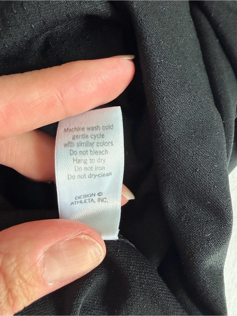 Athleta black reflective